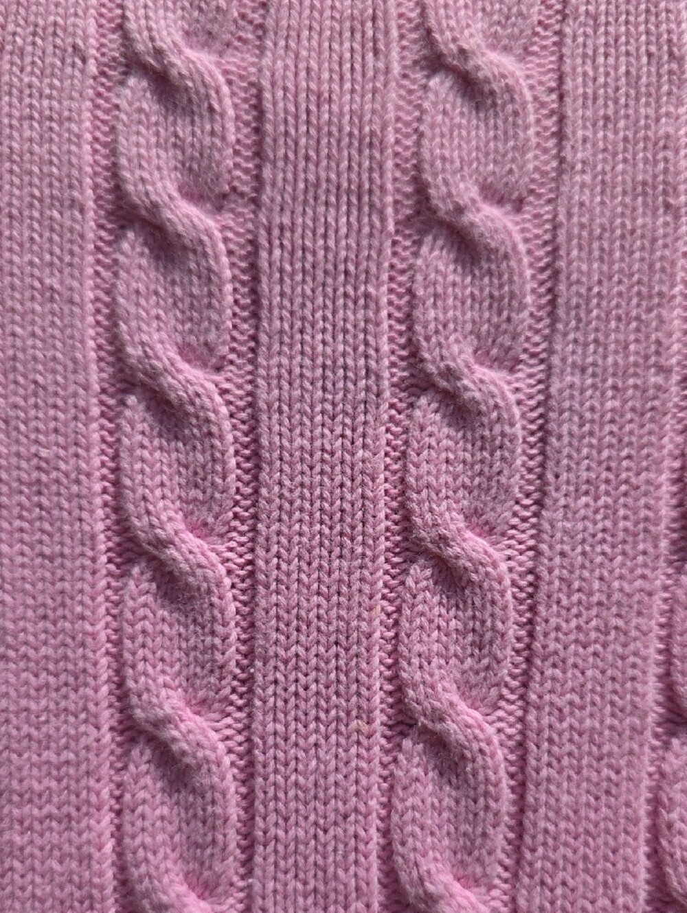 Vintage 90s Old Navy Pink 100% Cotton V-neck Sweater XXL Made in Hong Kong‎ Rare - Picture 10 of 14